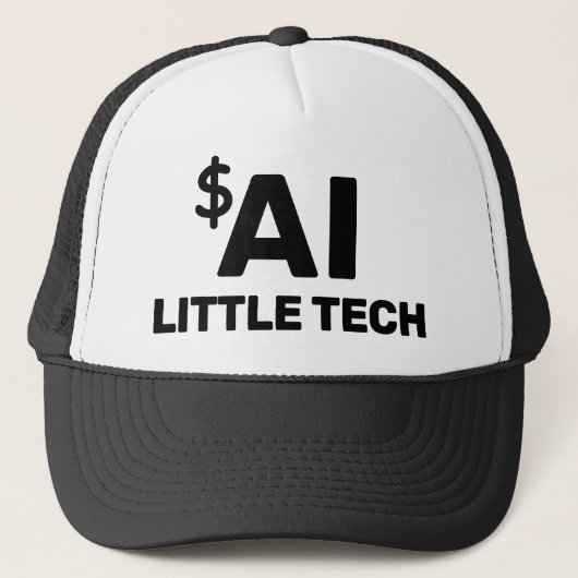 AI Little Tech™ Trucker Hat Pet (Voorkant)