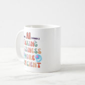 AI - Maken luiheid efficiënter Koffiemok (Voorkant links)