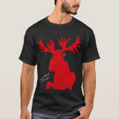 Ai-moi Moose Par T-shirt de Terre-Neuve mignon NFL (Devant)