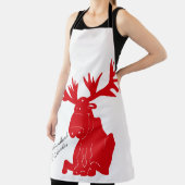Ai-moi Moose Par Terre-Neuve coutume tablier migno (Insitu)