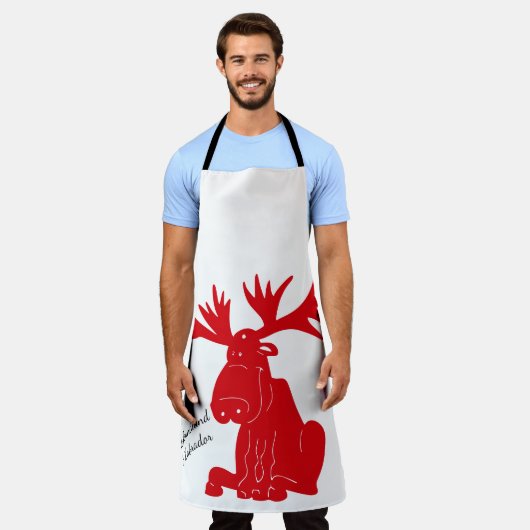 Ai-moi Moose Par Terre-Neuve coutume tablier migno (Porté)