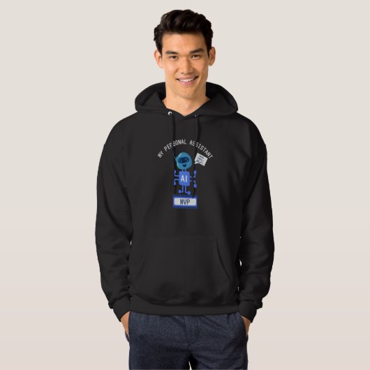 AI MVP Personal Assistant Productivity Hoodie (Voorkant volledig)