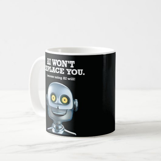 AI ne vous remplacera pas Mug v2 (Devant gauche)