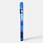 AI Neon Raster Case-Mate iPhone Case (Achterkant / Links)