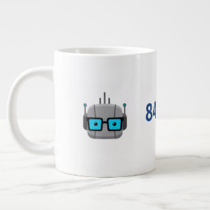 AI Nerd Jumbo Mok: Brandstof voor je Code met 844- Extra Grote Beker