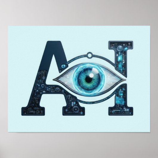 AI-oog Poster (Voorkant)