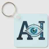 AI-oog Sleutelhanger (Voorkant)