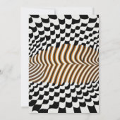 AI optische kunst - visuele comfortzone Kaart (Achterkant)