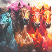 AI Paarden Sticker (Voorkant)