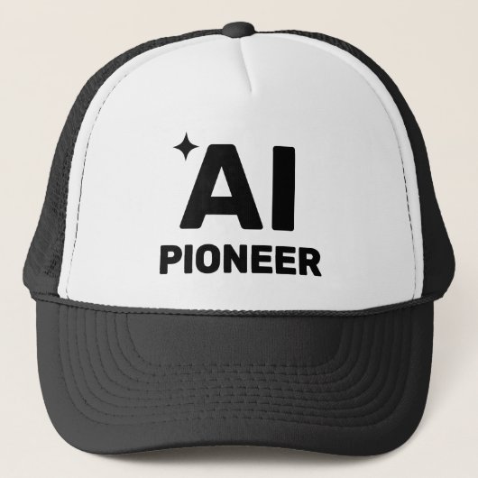 AI Pioneer™ Trucker Hat Pet (Voorkant)