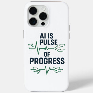 AI-pols van vooruitgang iPhone-hoesje | Tech-evolu iPhone 15 Pro Max Hoesje