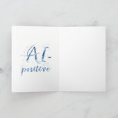 AI-positieve tekstillustratie Kaart (Binnen)