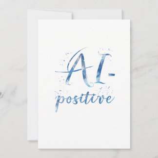 AI-positieve tekstillustratie Kaart