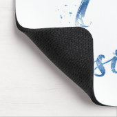 AI-positieve tekstillustratie Muismat (Hoek)