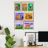 AI probeert stempels te maken | AI Art Poster (Thuiskantoor)