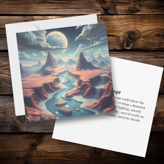 AI-prompt en illustraties | etherische surrealisti