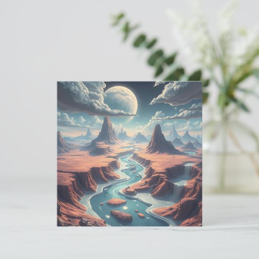 AI-prompt en illustraties | etherische surrealisti (Staand voorkant)