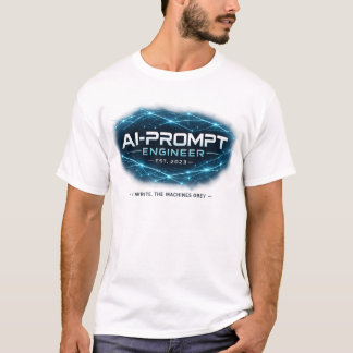 AI-Prompt Engineer Geschat 2023 Grappige Tech Job  T-shirt