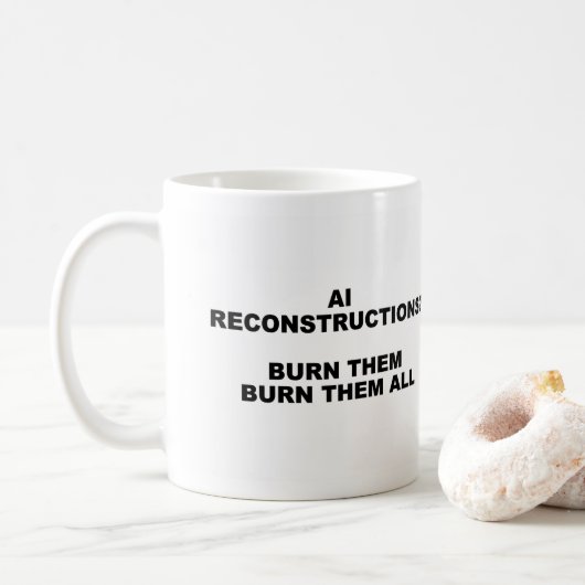 AI Reconstructie Mok (Met donut)