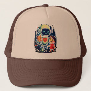AI & Robot Karakters – Futuristisch Design Collect Trucker Pet