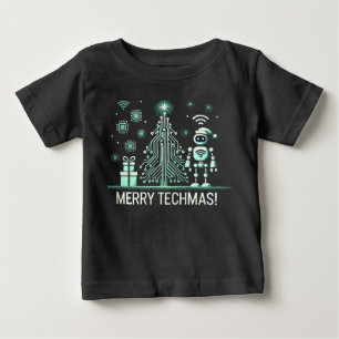 AI-robot met Tech Christmas Tree - Vrolijke Techma