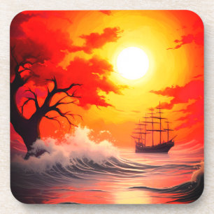 AI-schip Bier Onderzetter