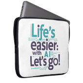 AI Simplicity Sleeve – Effortless Tech Protection (Voorkant Rechts)