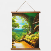 AI Slaapkamer Hangend Wandkleed (Voorkant)