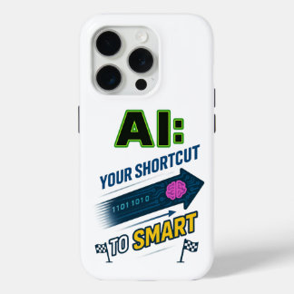 AI-snelkoppeling naar slimme grappige kunstmatige iPhone 15 Pro Case
