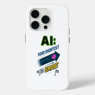 AI-snelkoppeling naar slimme grappige kunstmatige iPhone 15 Pro Hoesje