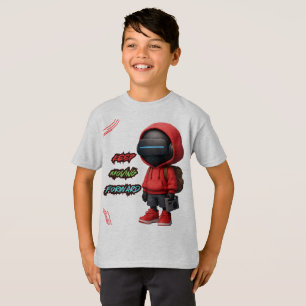 AI T-shirt futuristisch tech robot ontwerp