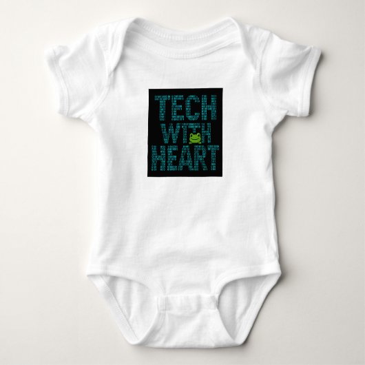 AI: Tech met Hart Kikker Romper (Voorkant)
