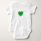 AI: Tech With Heart Frog Romper (Achterkant)