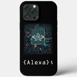 Ai - Technologie - Codeermonogram - letter A Hoesj iPhone 13 Pro Max Hoesje