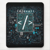 Ai - Technologie - Codeermonogram - Slash Muismat (Voorkant)