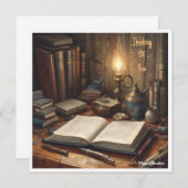 AI Thinking of You Aankondiging Kaart (Voorkant / Achterkant)