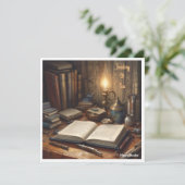 AI Thinking of You Aankondiging Kaart (Staand voorkant)