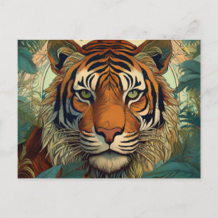 AI Tiger Briefkaart