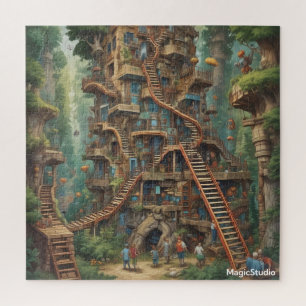 AI Ultimate Tree House-puzzel Legpuzzel