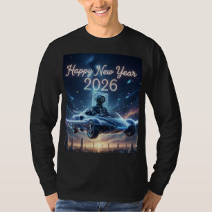 AI Visie: De Robot's Eerste Reis naar 2026 T-shirt