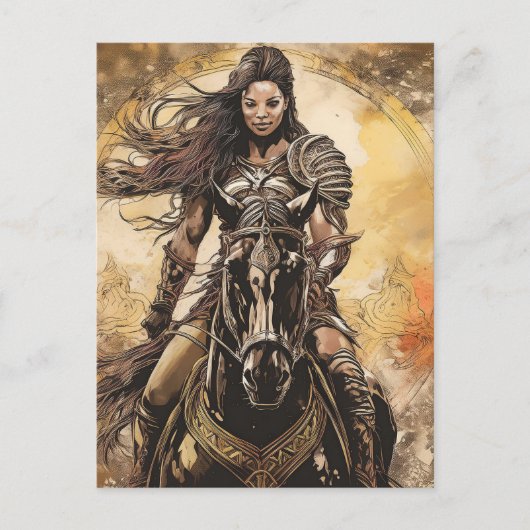 AI Warrior Briefkaart (Voorkant)