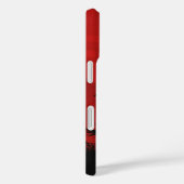 AI Warrior iPhone Cover – Epic Red Sun Silhouette (Achterkant / Rechts)