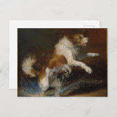 AI wet Dog Briefkaart (Voorkant / Achterkant)