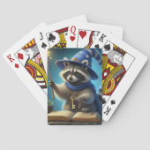 AI wizard racoon speelkaarten (Achterkant)