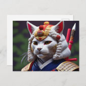 AI Yarn Cat Briefkaart (Voorkant / Achterkant)