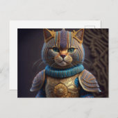 AI Yarn Cat Briefkaart (Voorkant / Achterkant)