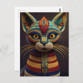 AI Yarn Cat Briefkaart (Voorkant / Achterkant)