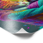 AI Yarn Cats Foto Afdruk (Hoek)