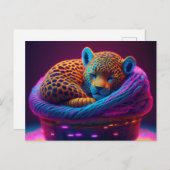 AI Yarn Jaguar Briefkaart (Voorkant / Achterkant)