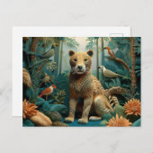 AI Yarn-Oerwoud Briefkaart (Voorkant / Achterkant)